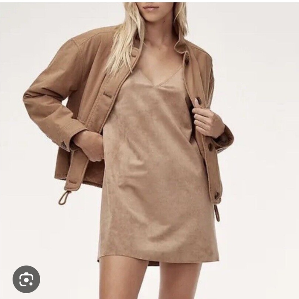 Wilfred Tan Mini Dress